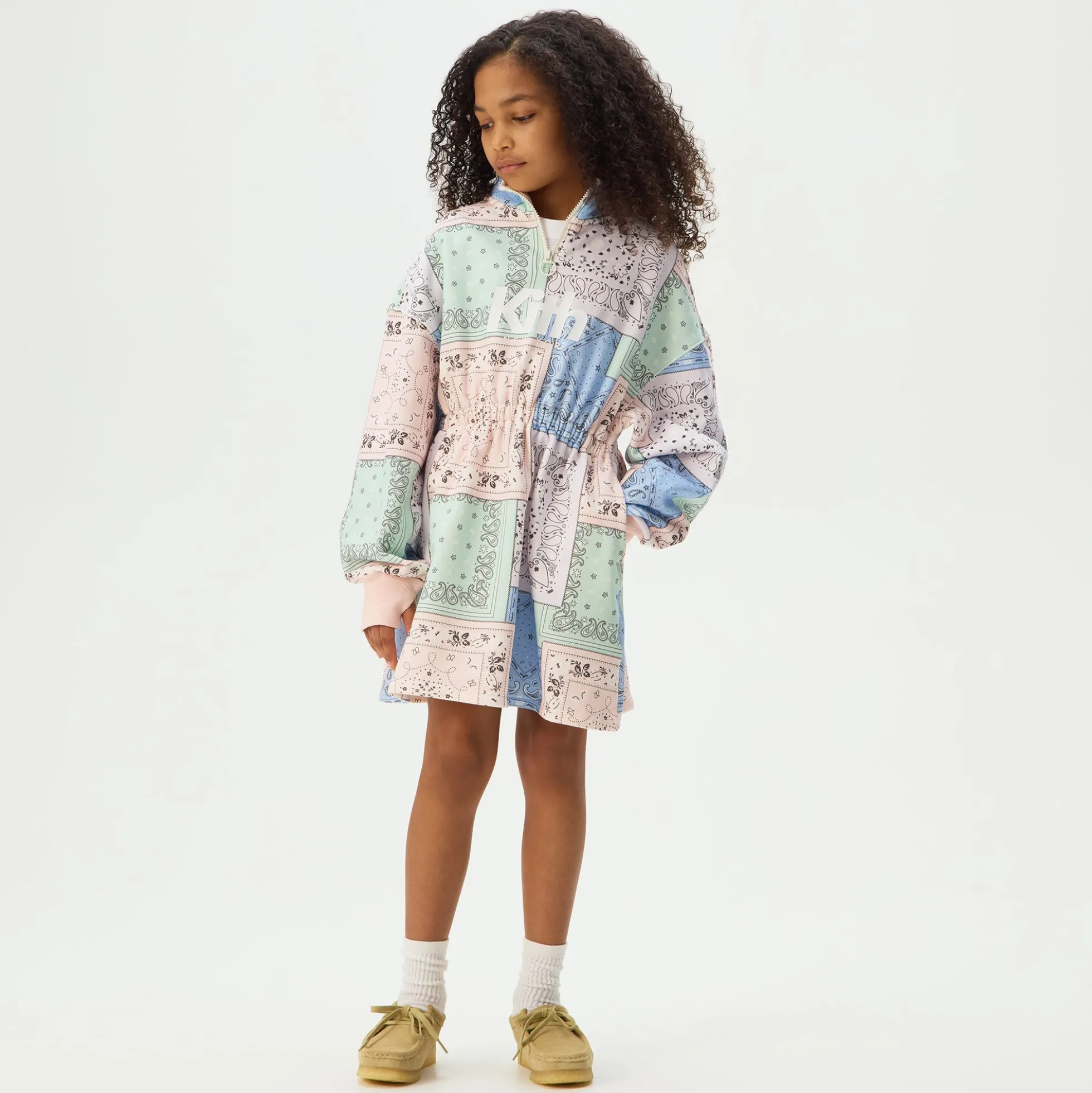Kith Kids Deconstructed Bandana Nelson Quarter Zip Dress