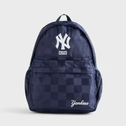 Kith Kids for the New York Yankees Checkered Satin Backpack