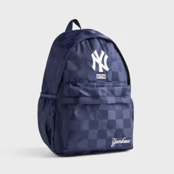 Kith Kids for the New York Yankees Checkered Satin Backpack
