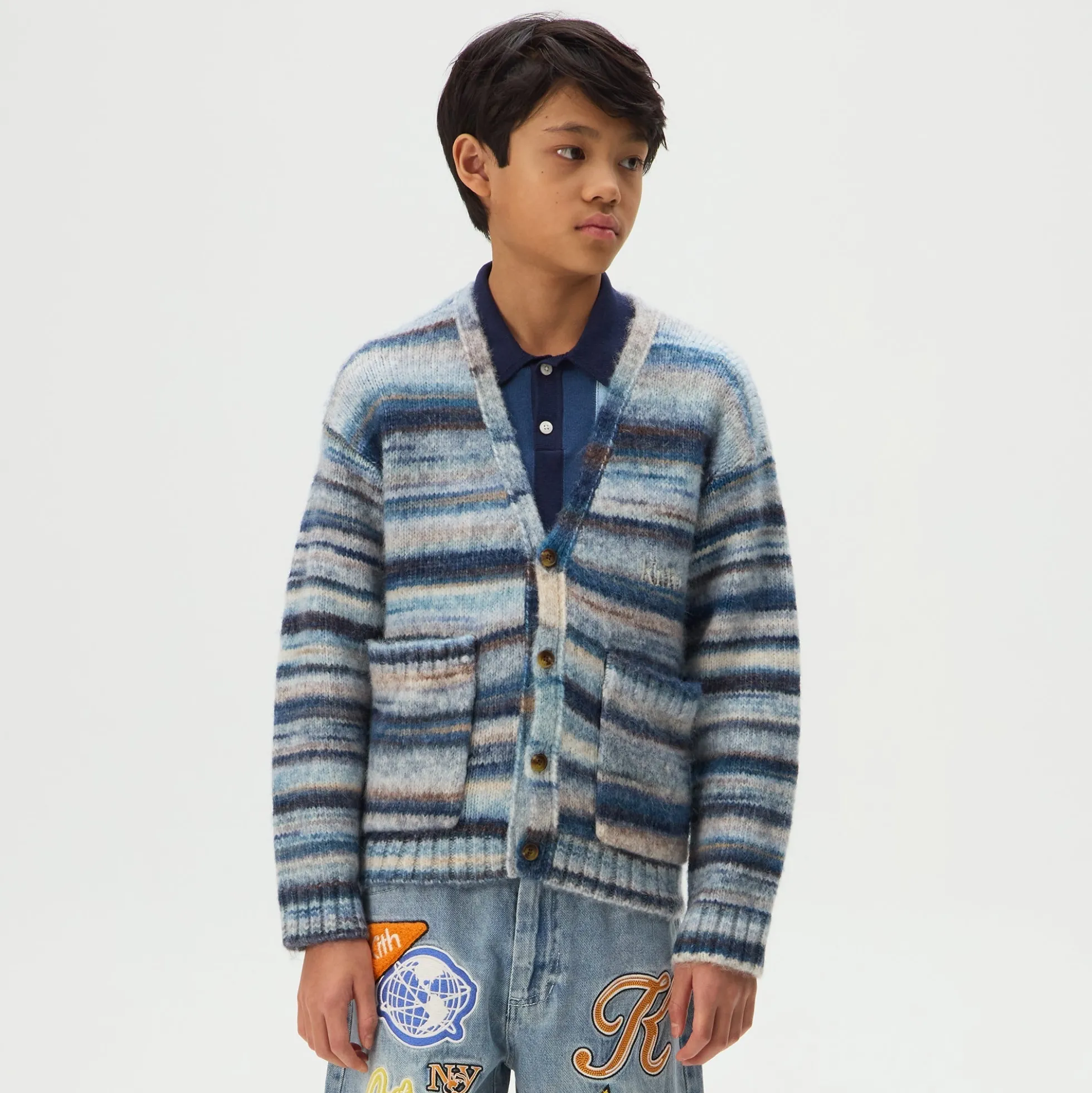 Kith Kids Logo Gramercy Sweater Cardigan