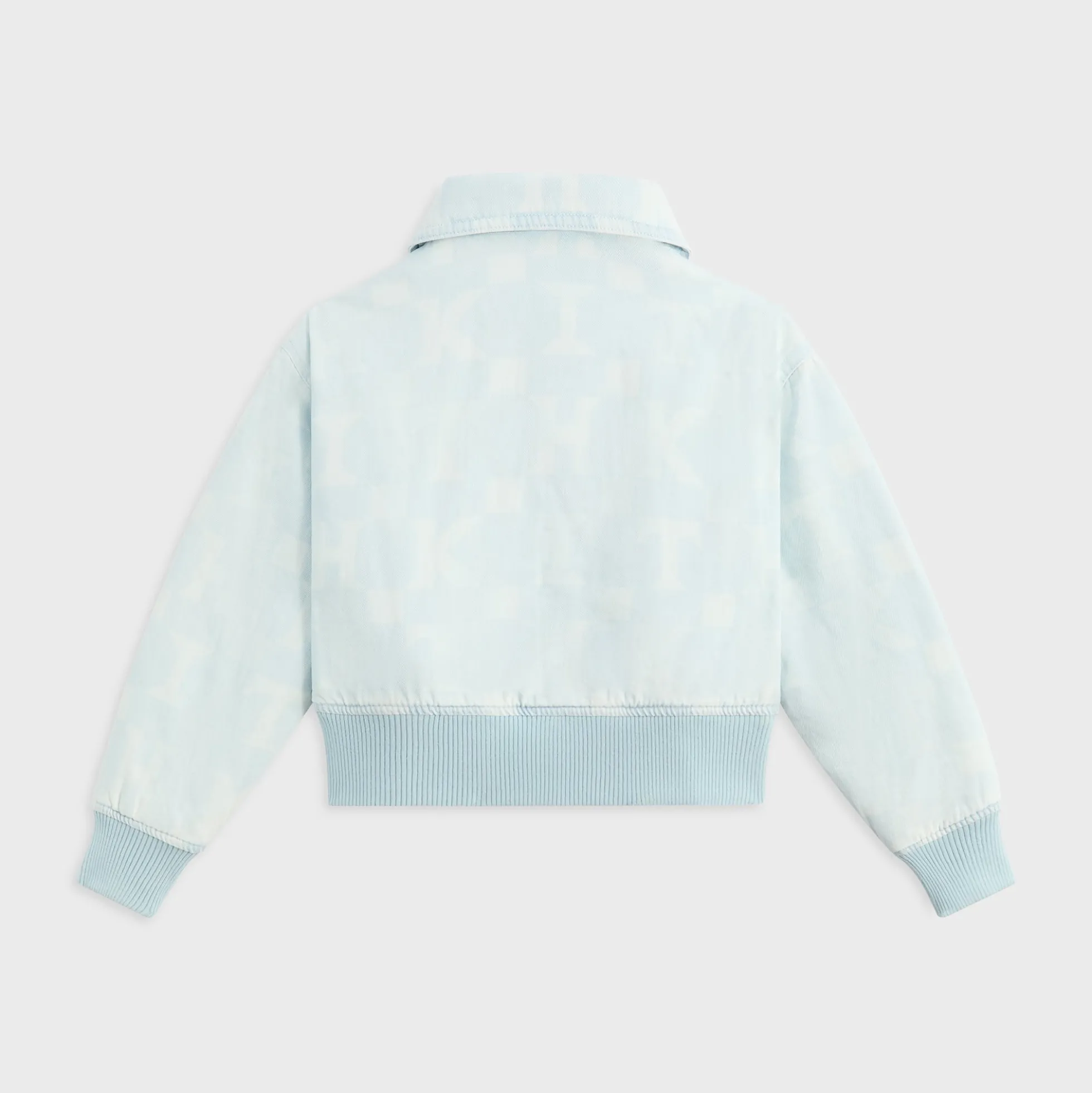 Kith Kids Monogram Denim Bomber Jacket