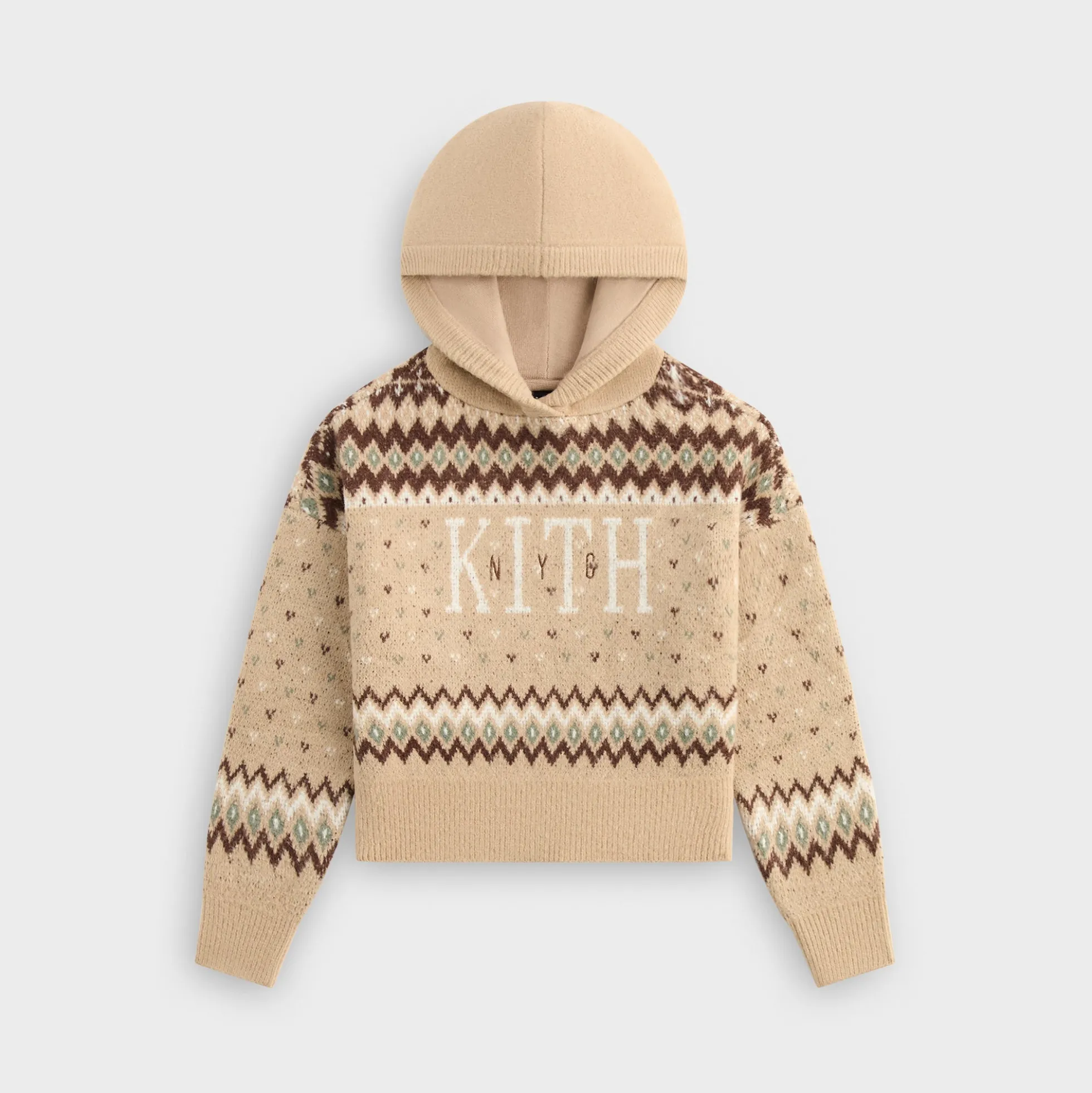 Kith Kids Novelty Fair Isle Nelson Hoodie Sweater