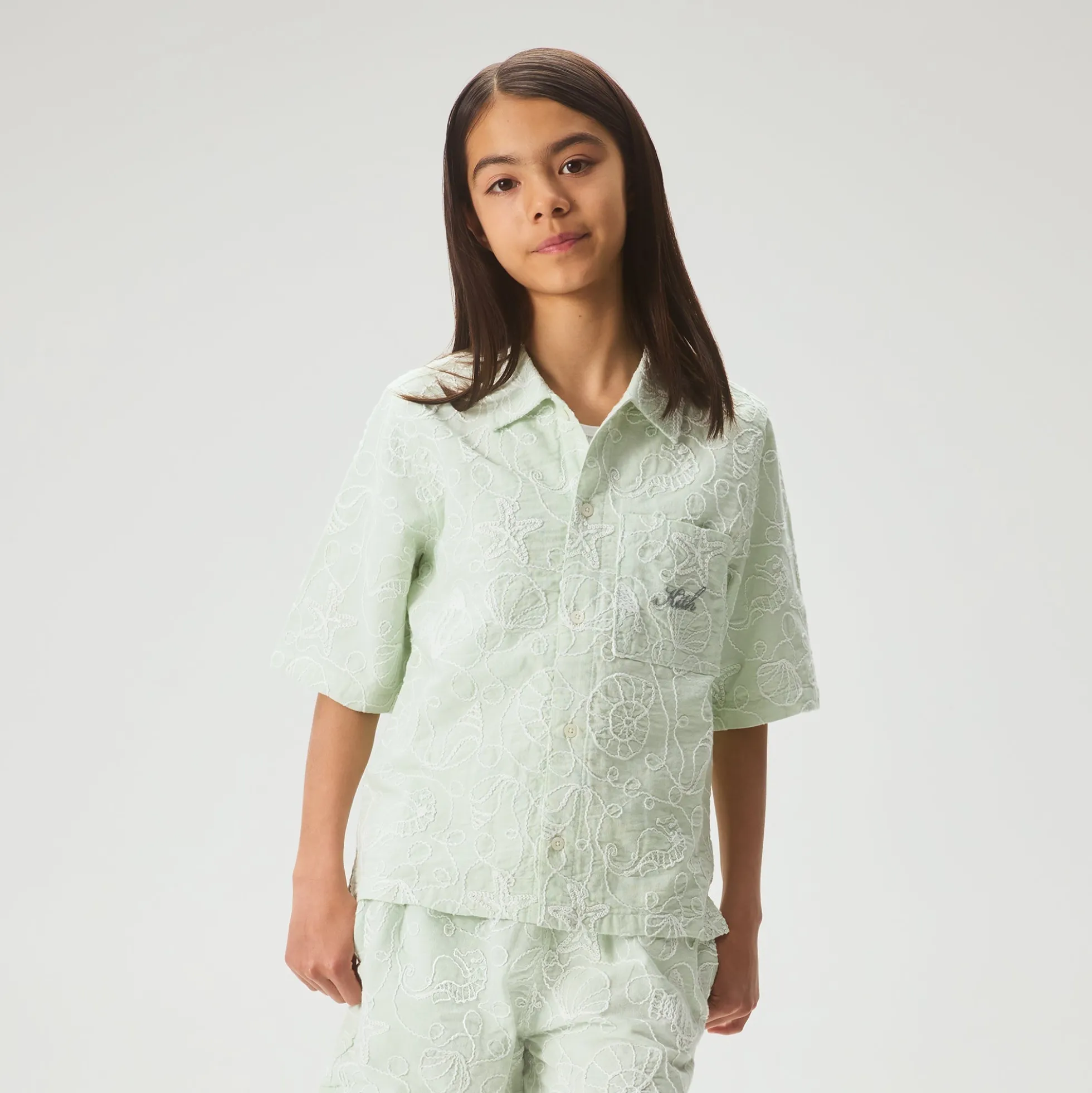 Kith Kids Seaside Bennet Camp Shirt