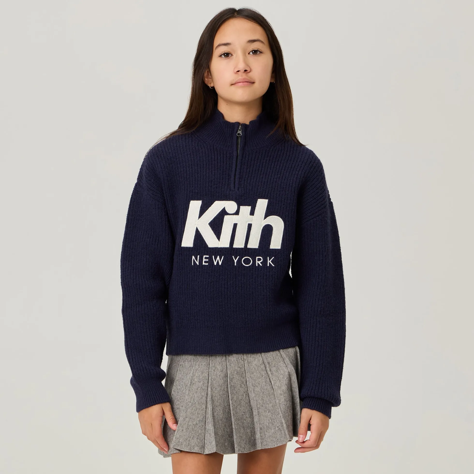 Kith Kids Sweater Rib Hunter Quarter Zip