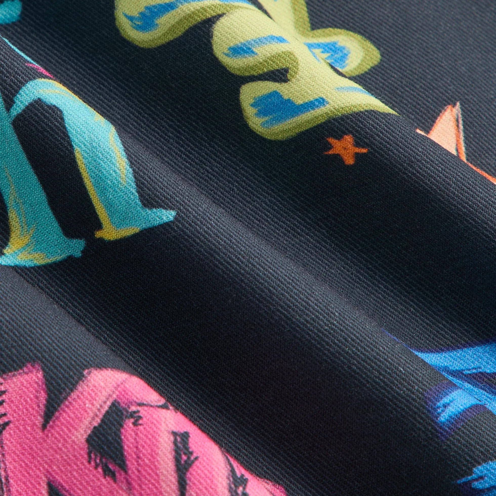 Kith Kids Thompson Camp Tossed Monogram Shirt
