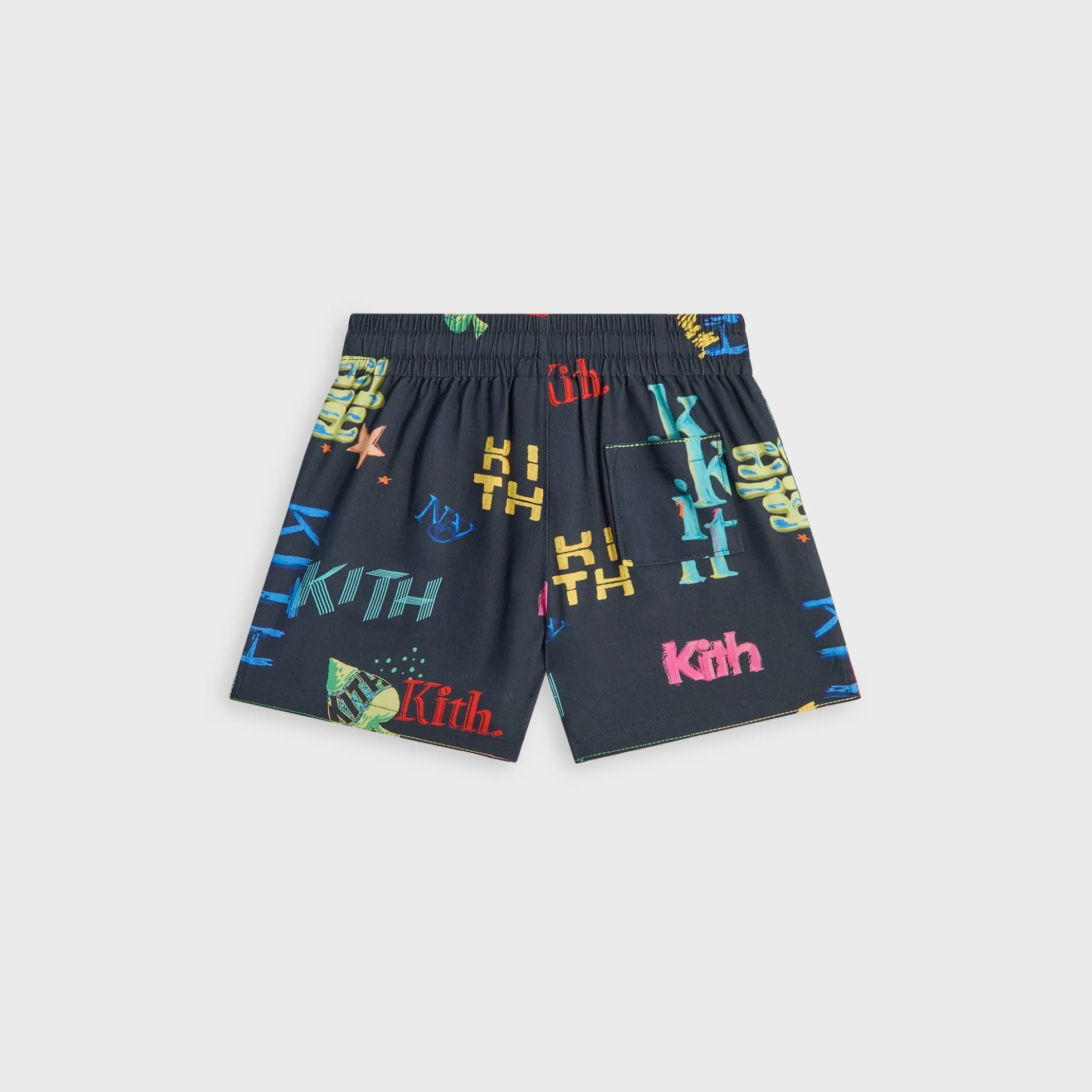Kith Kids Thompson Camp Tossed Monogram Short