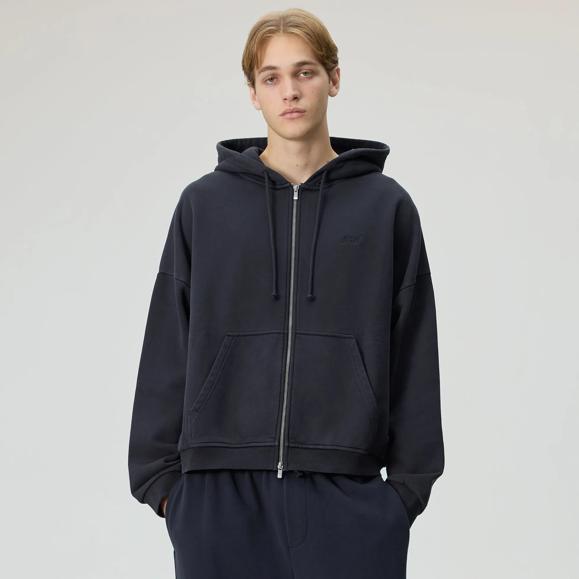 Kith Lofty Fleece Cropped Braxton Hoodie
