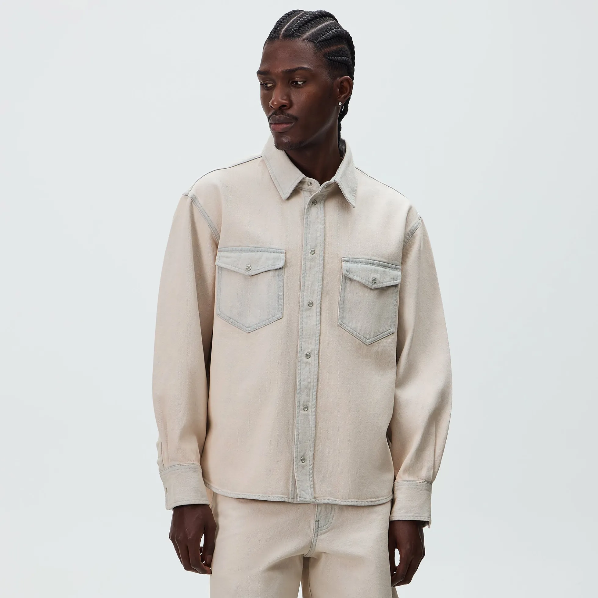 Kith Midweight Denim Long Sleeve Warwick Shirt