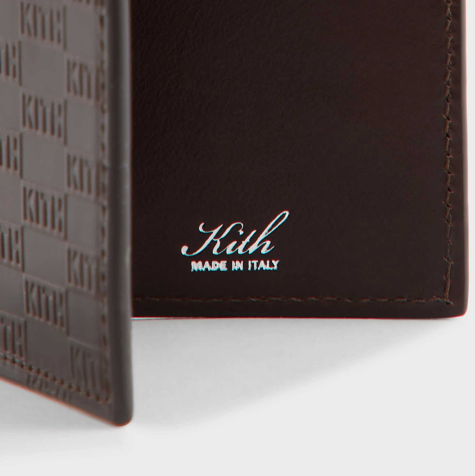Kith Monogram Leather Bi-Fold Wallet
