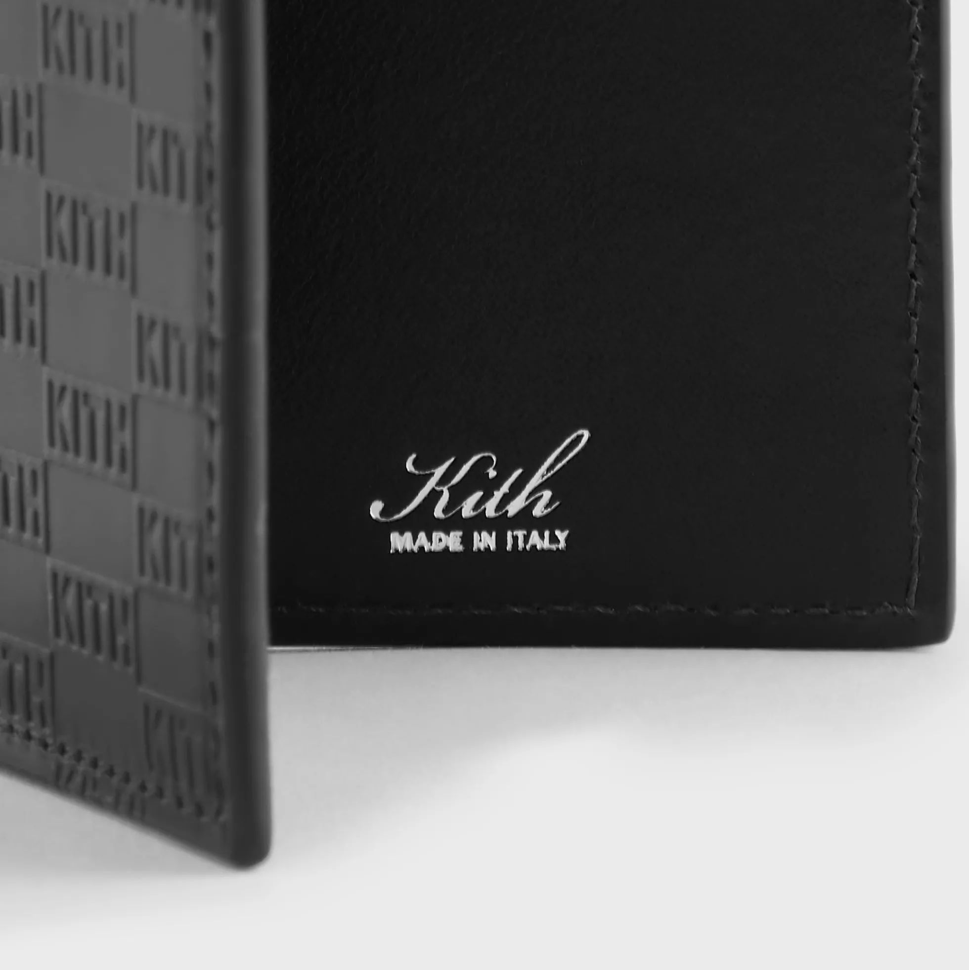 Kith Monogram Leather Bi-Fold Wallet