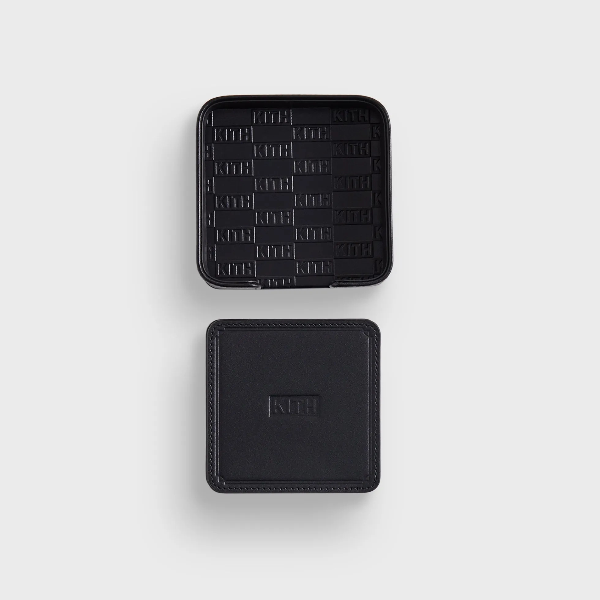 Kith Monogram Leather Coasters