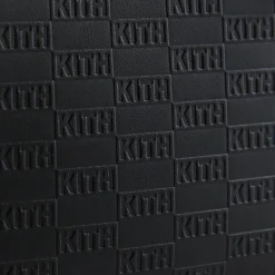 Kith Monogram Leather Half Zip Wallet