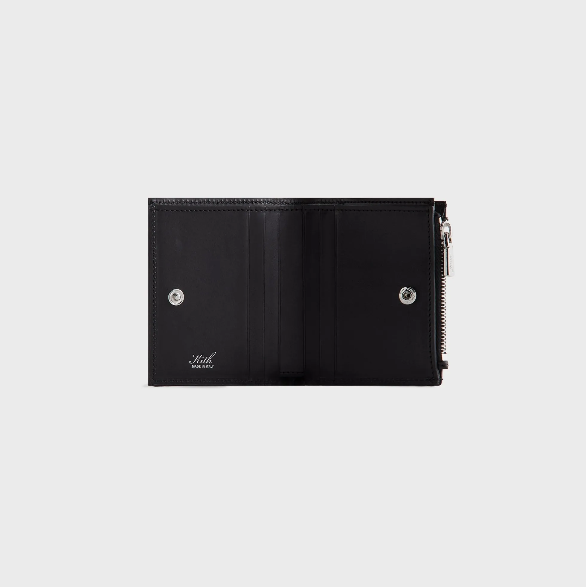 Kith Monogram Leather Snap Wallet