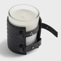 Kith Monogram Saffiano Leather Adjustable Candle Holder