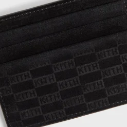 Kith Monogram Suede Card Holder
