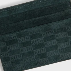 Kith Monogram Suede Card Holder