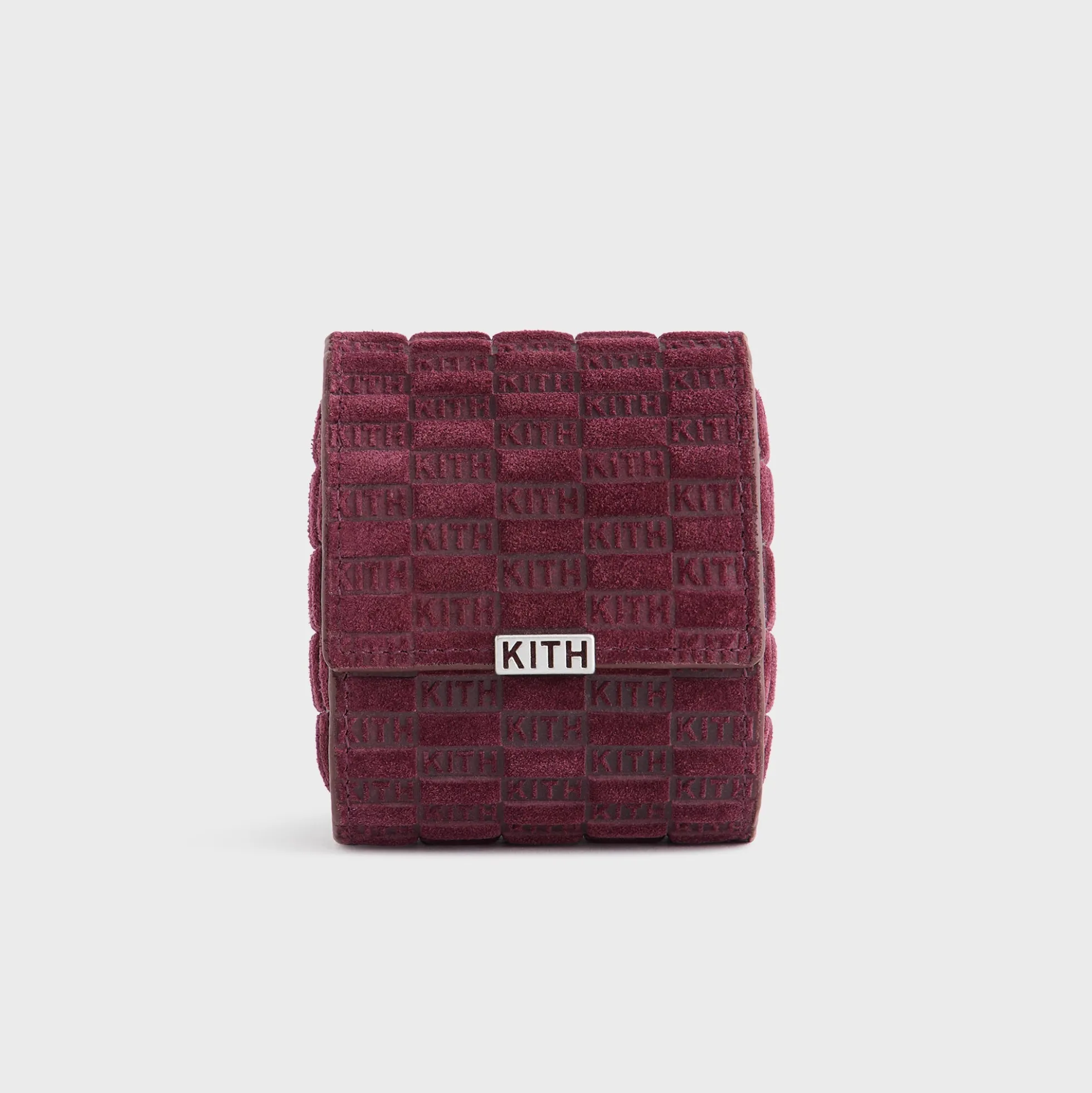 Kith Monogram Suede Leather Single Watch Roll