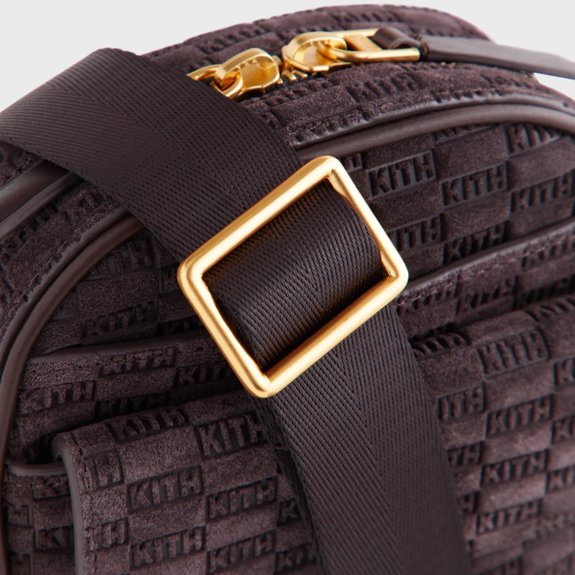Kith Monogram Suede Passenger K15 Bag