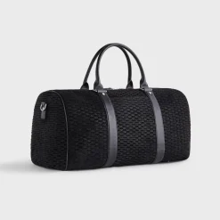 Kith Monogram Suede Traveler K55 Bag