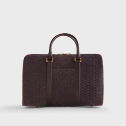 Kith Monogram Suede Traveler K40 Bag