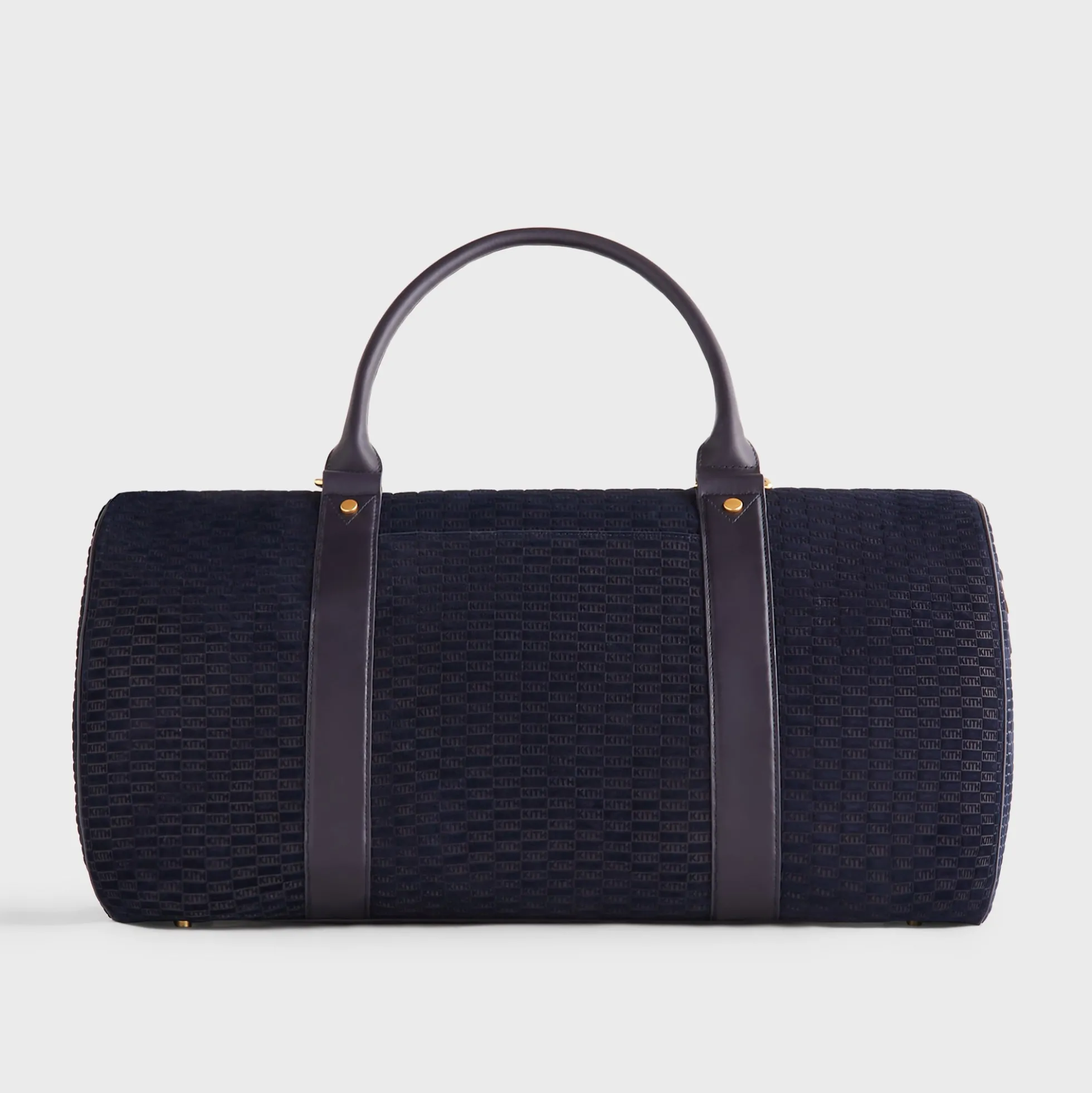 Kith Monogram Suede Traveler K55 Bag