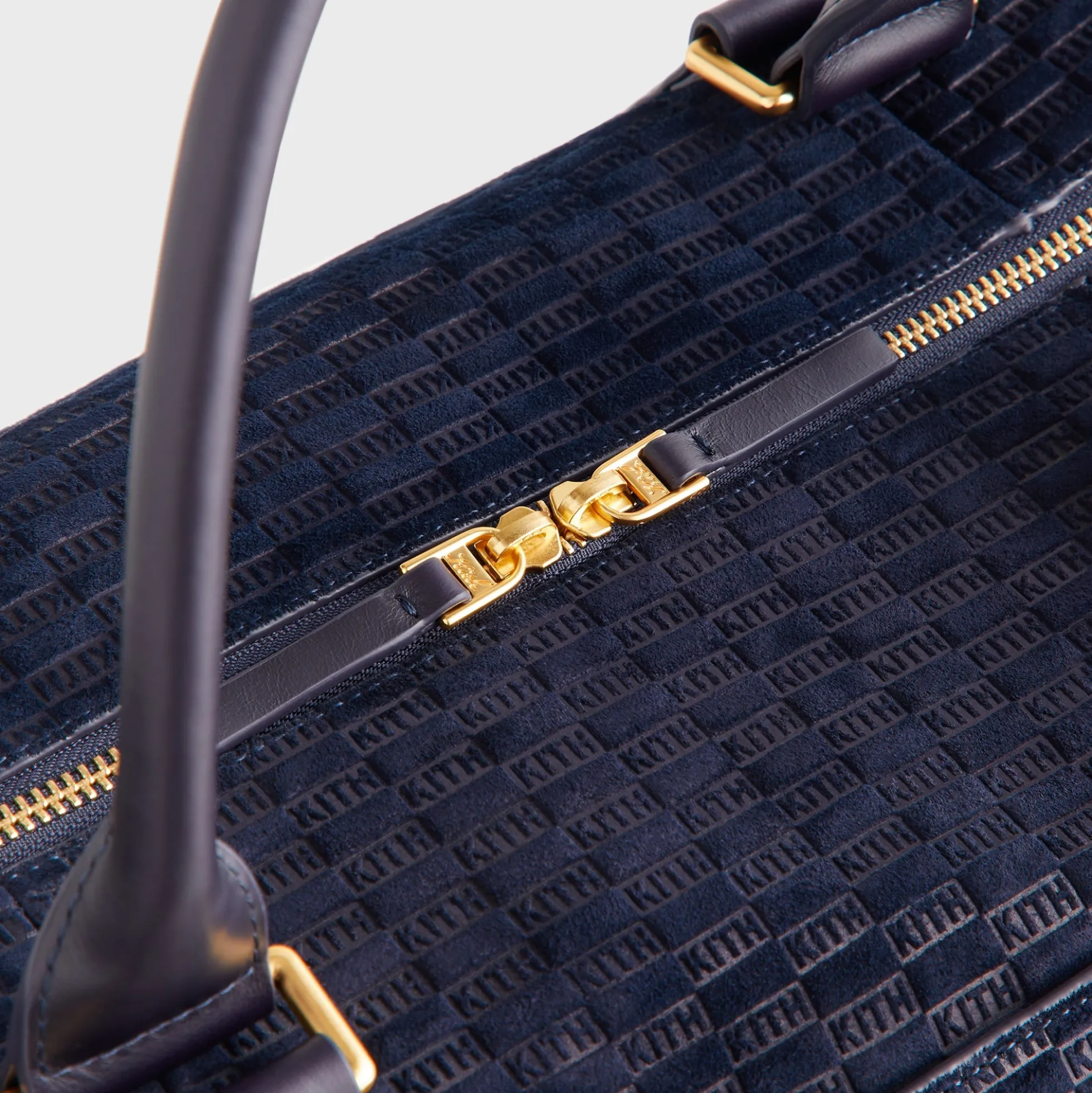 Kith Monogram Suede Traveler K55 Bag