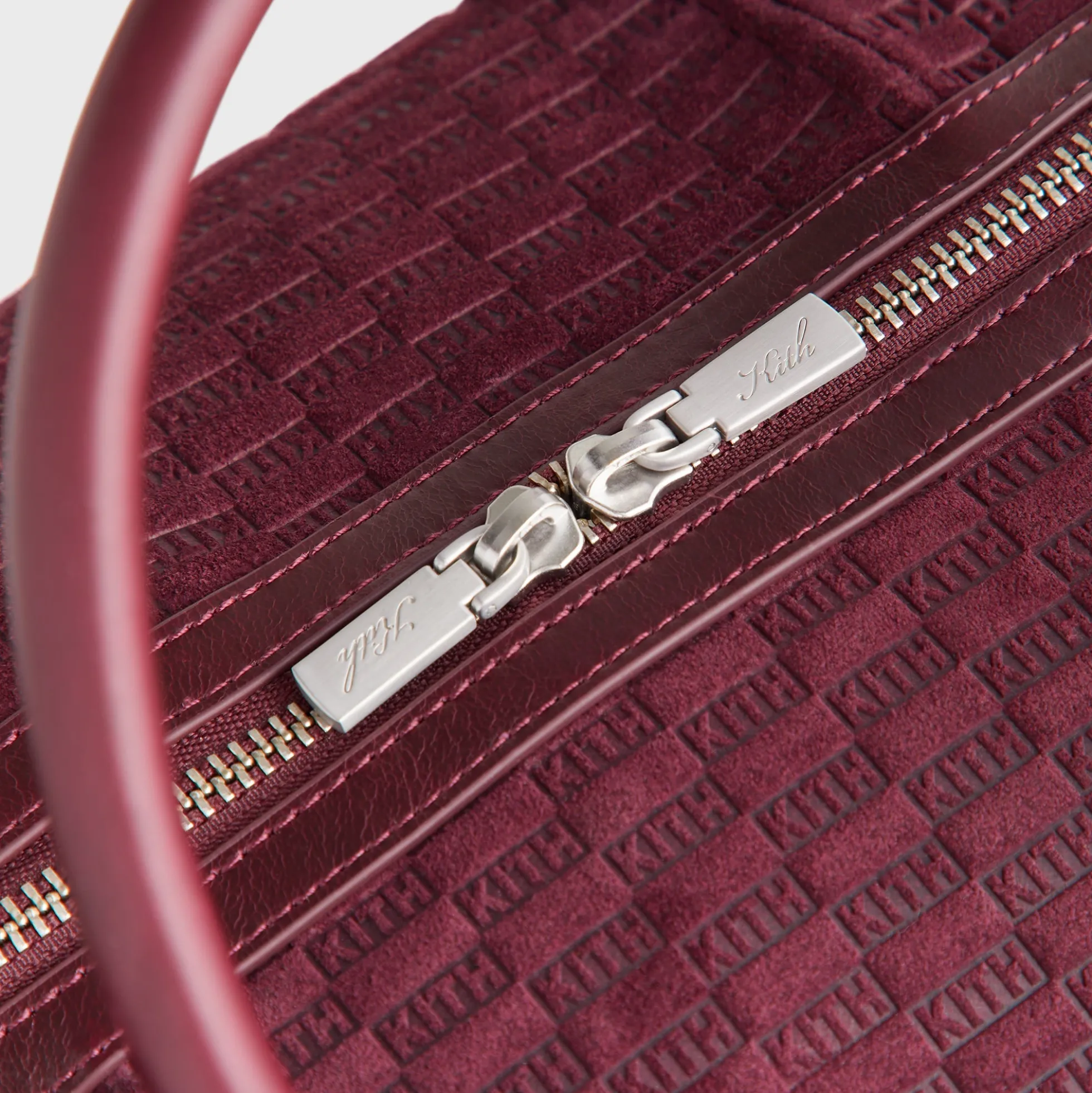 Kith Monogram Suede Traveler K40 Bag