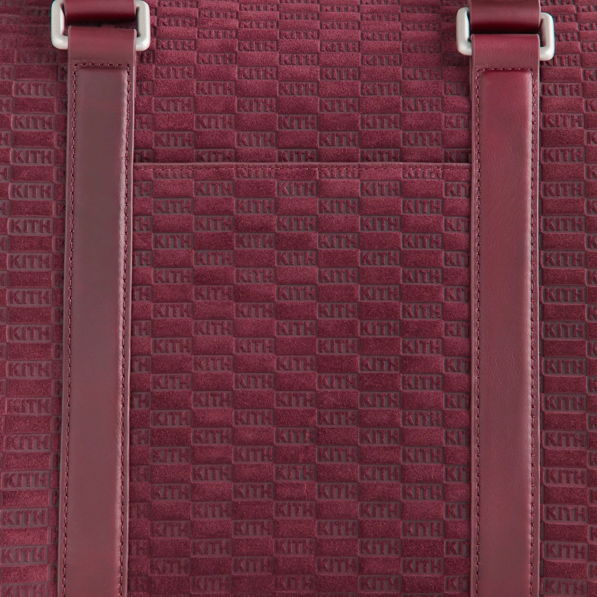 Kith Monogram Suede Traveler K40 Bag