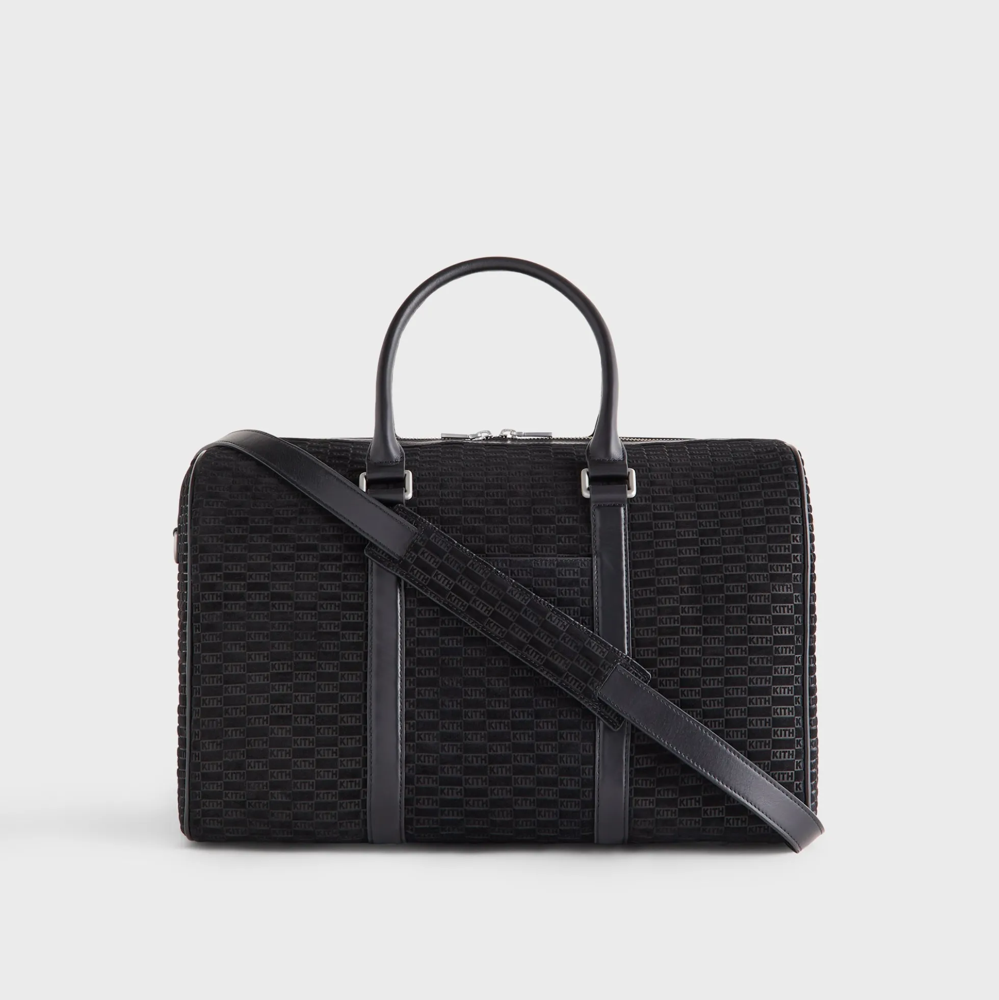 Kith Monogram Suede Traveler K40 Bag