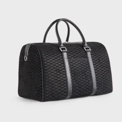 Kith Monogram Suede Traveler K40 Bag
