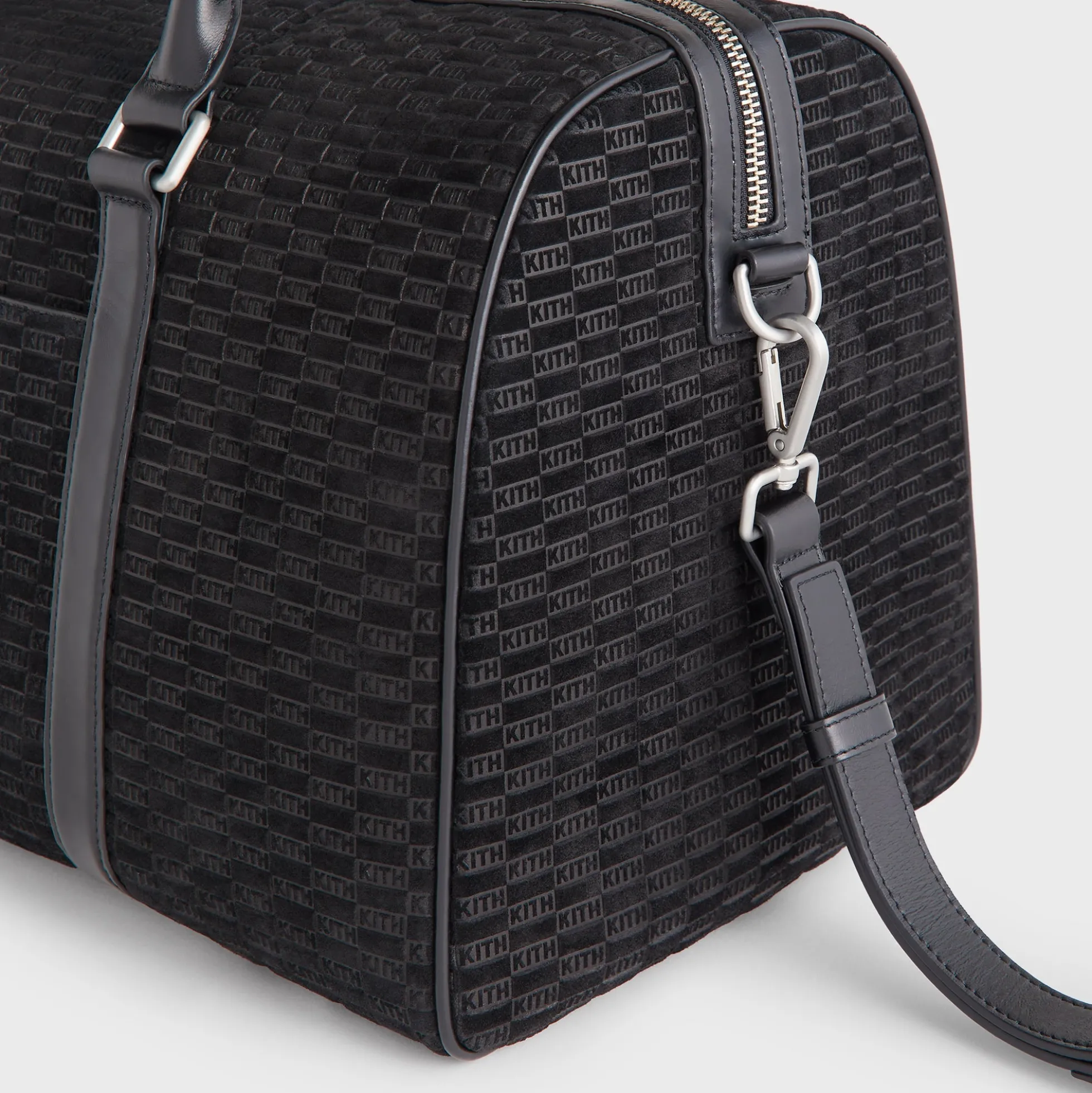 Kith Monogram Suede Traveler K40 Bag