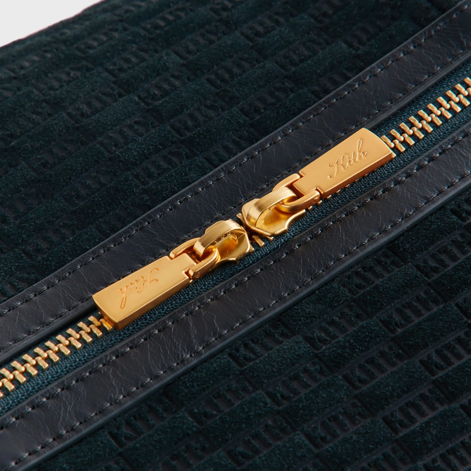Kith Monogram Suede Traveler K40 Bag