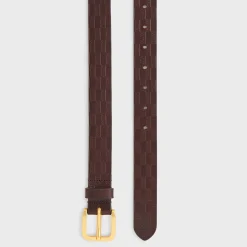 Kith Monogram Vachetta Leather Belt