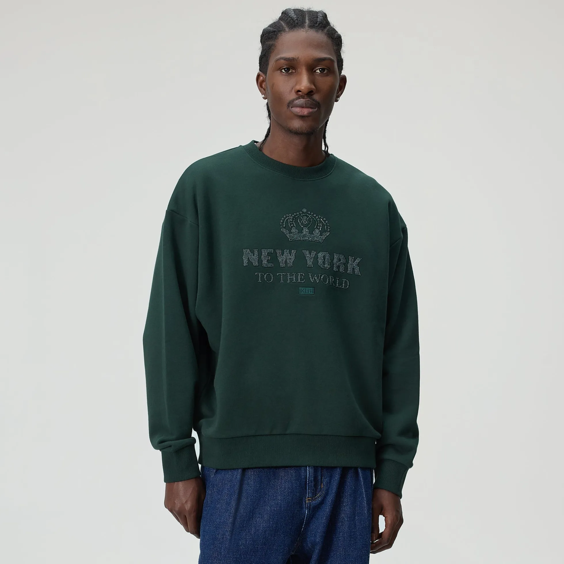 Kith New York To The World Crown Crewneck