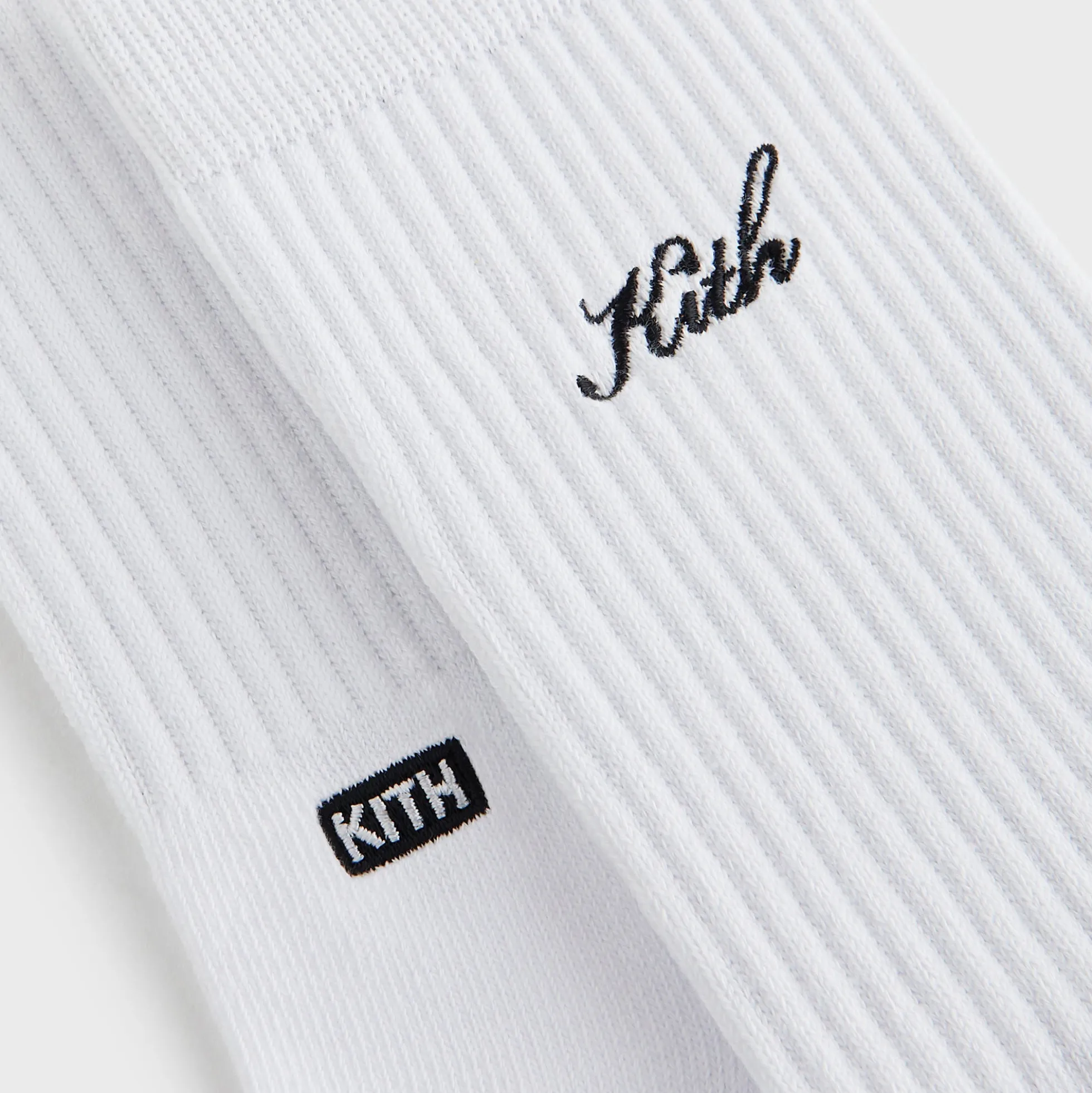 Kith 3-Pack Script Cotton Crew Socks