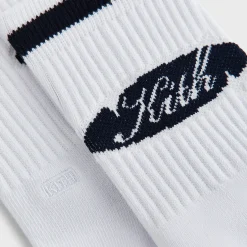 Kith 3-Pack Striped Cotton Mid Crew Socks
