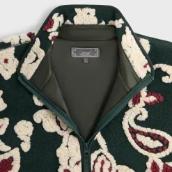 Kith Paisley Vine Sherpa Harper Jacket