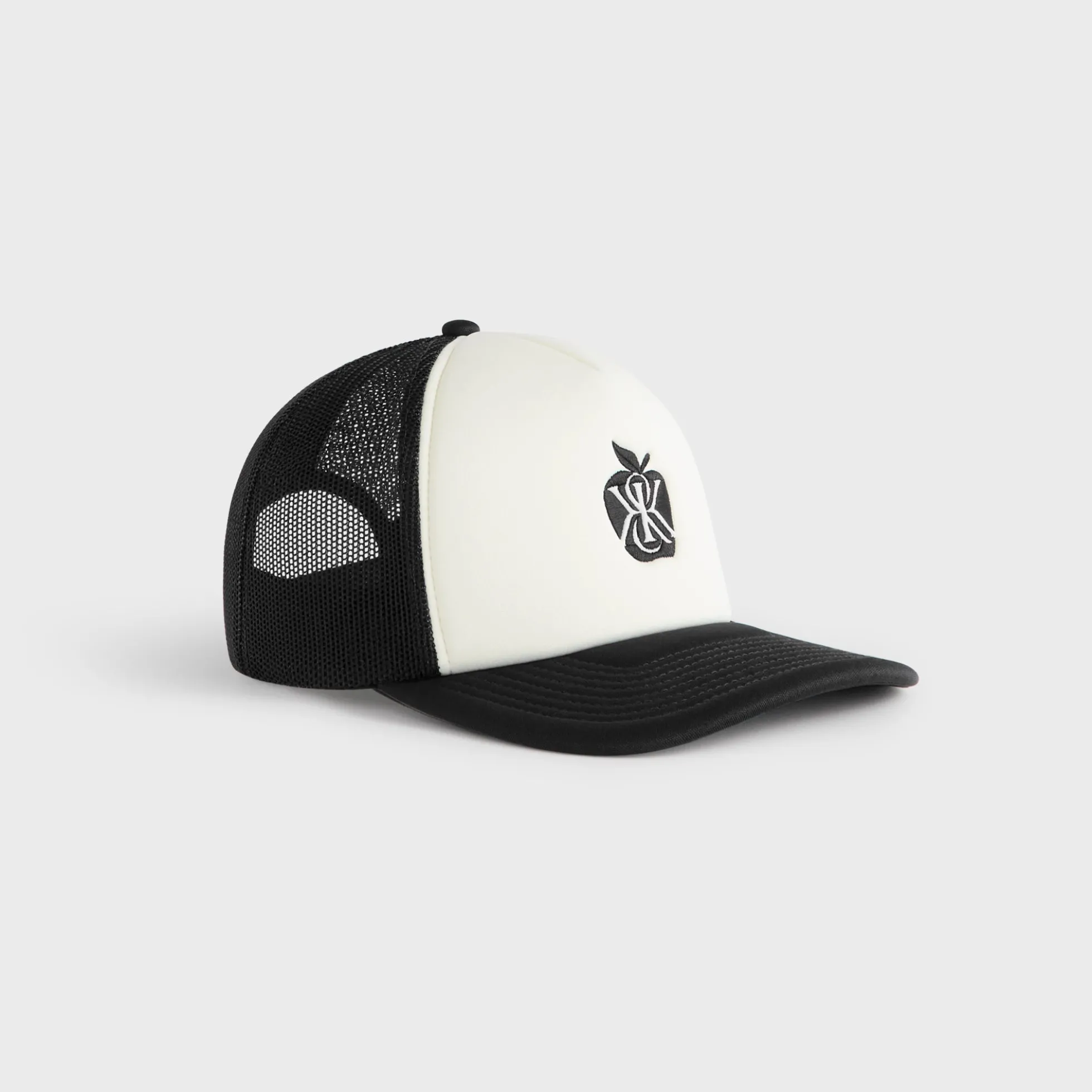 Kith Poly Foam Apple Crest Embroidery Nolan Trucker Hat