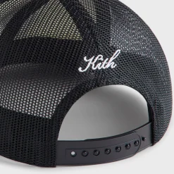 Kith Poly Foam Apple Crest Embroidery Nolan Trucker Hat