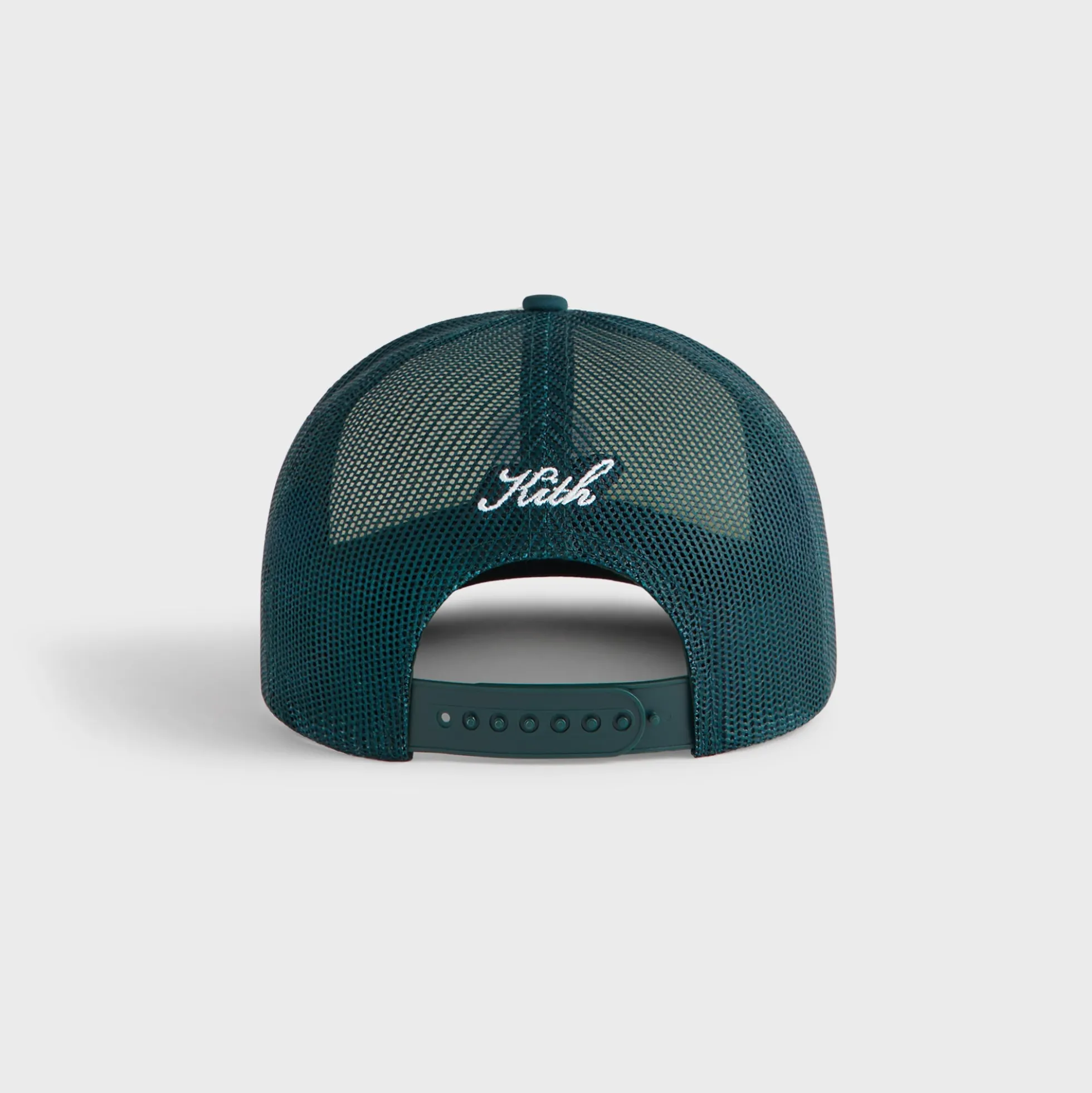 Kith Poly Foam Apple Crest Embroidery Nolan Trucker Hat