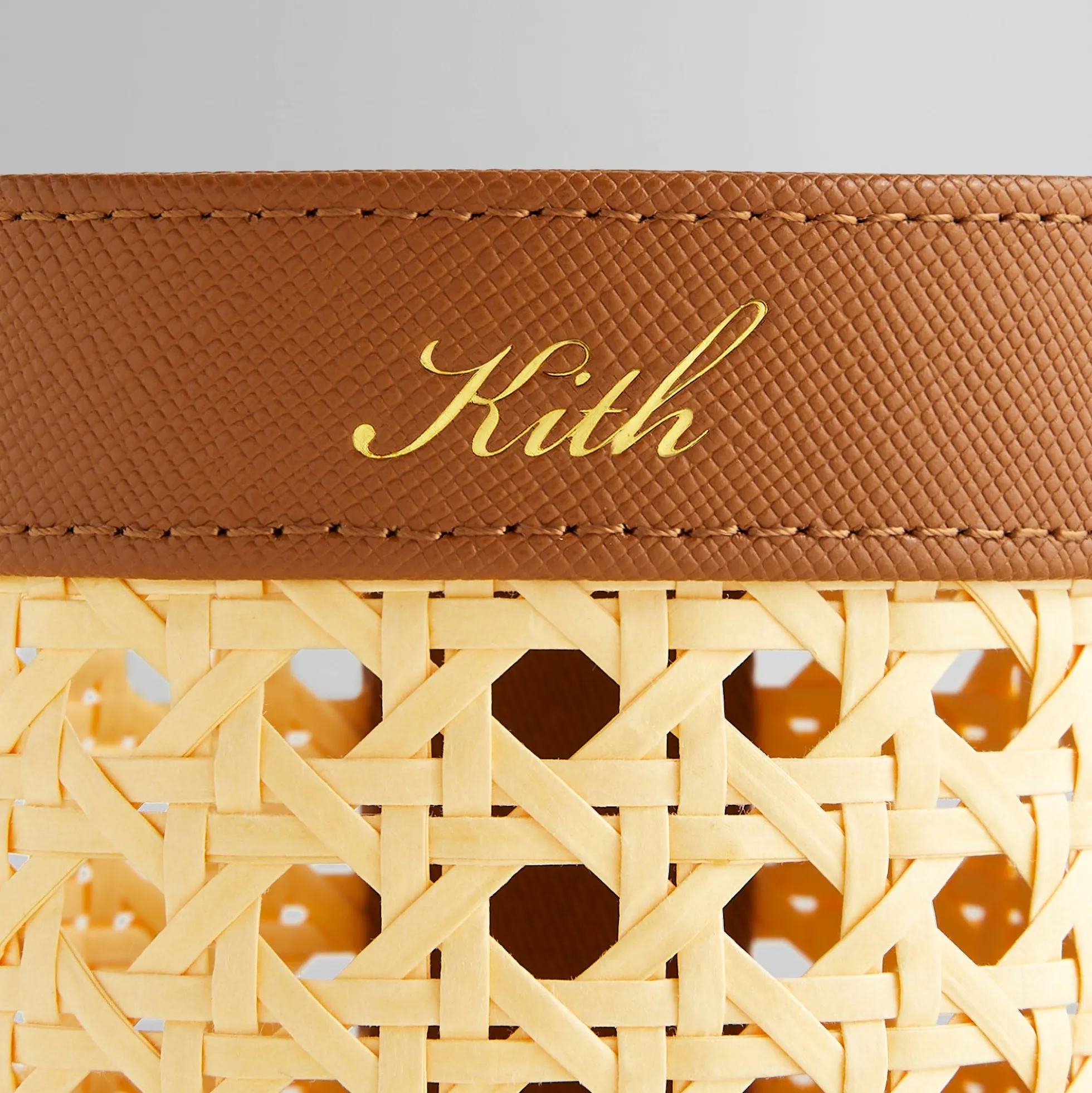 Kith Raffia Bottle Holder