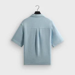 Kith Soft Woven Cropped Beckham Camp Collar Shirt