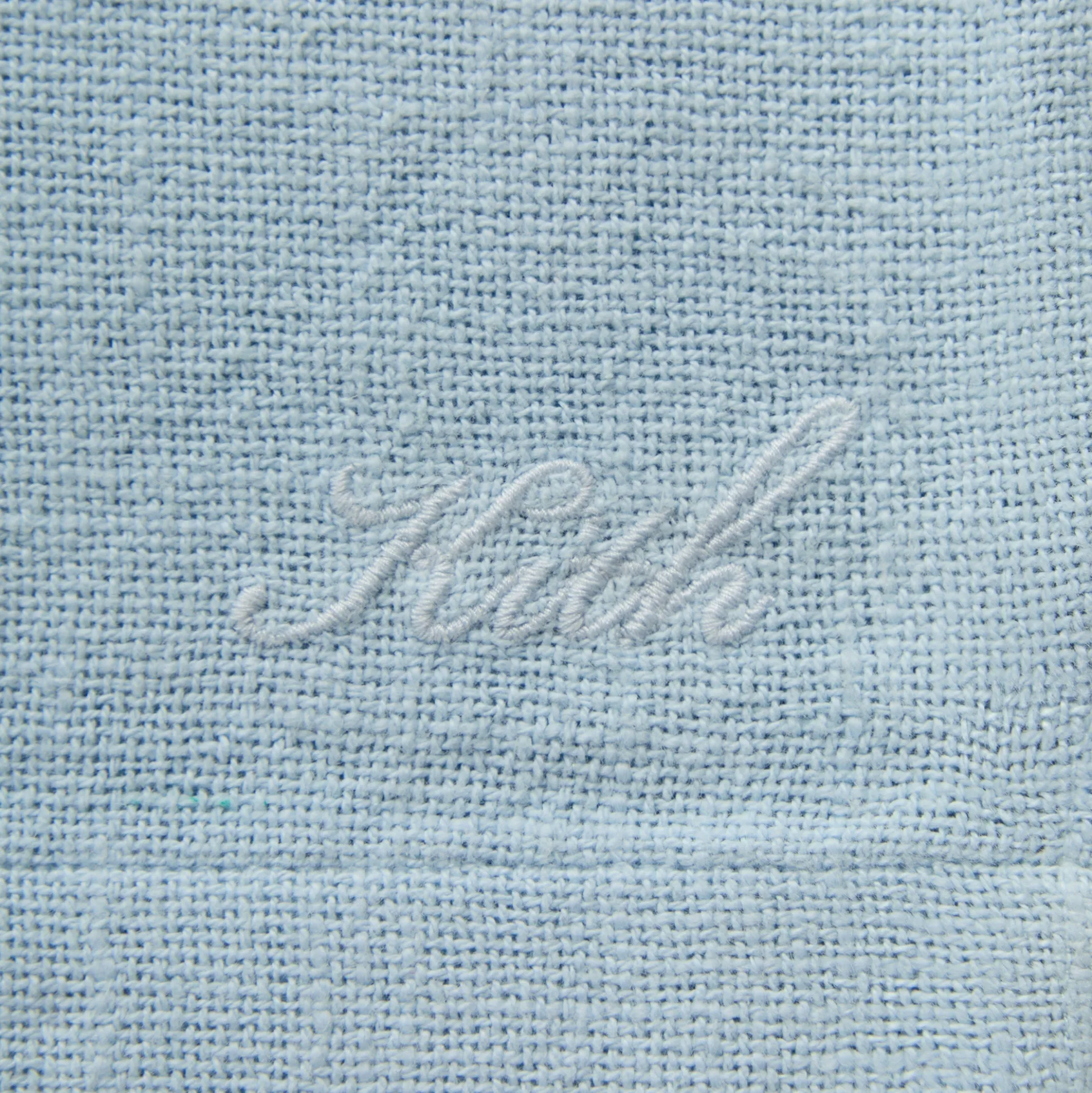 Kith Soft Woven Cropped Beckham Camp Collar Shirt