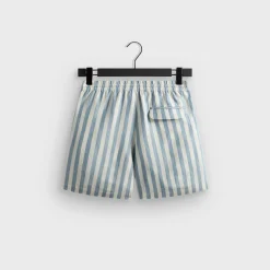 Kith Spun Silk Linen Stripe Kellen Short