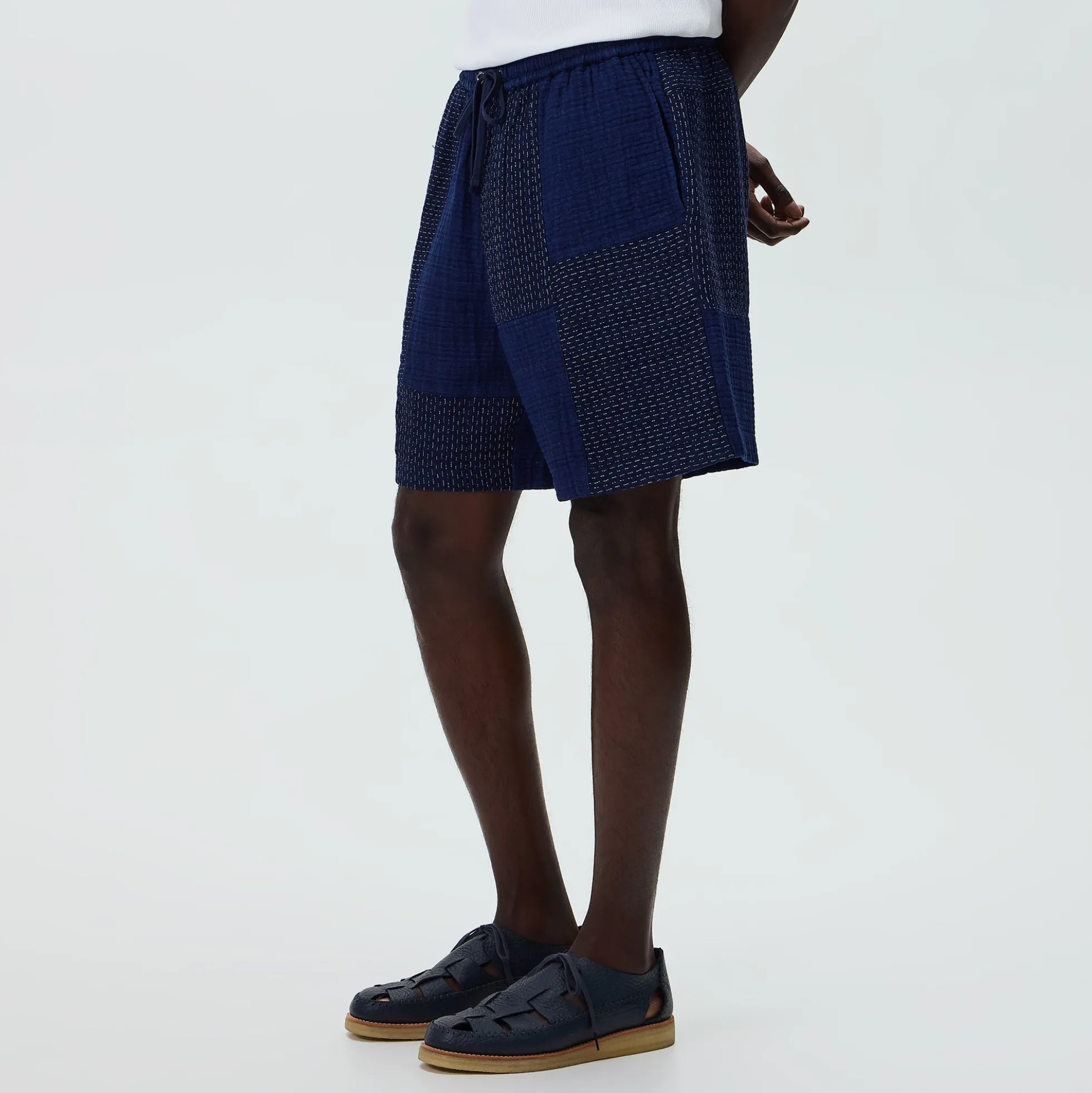Kith Stitched Patchwork Curtis Short