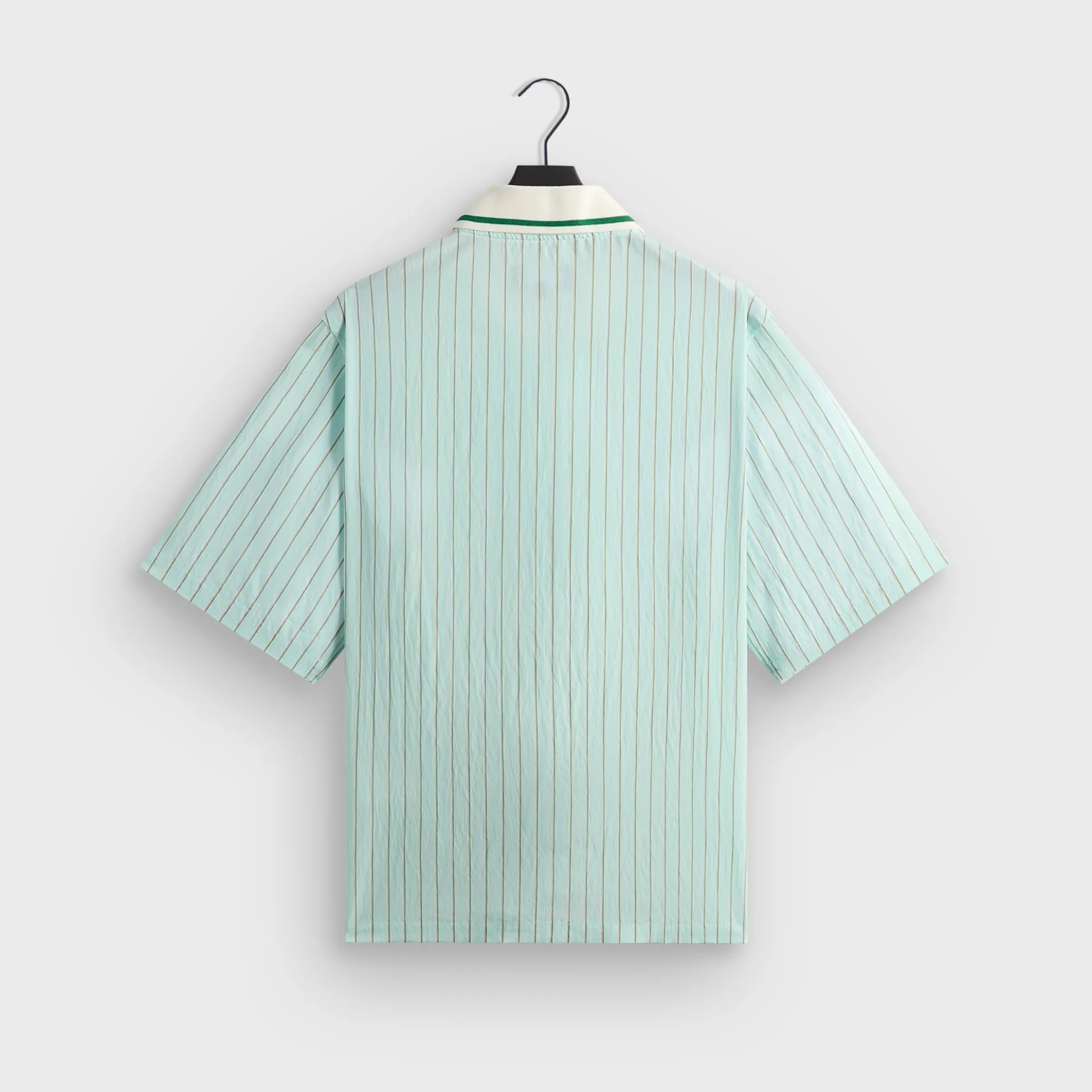 Kith Striped Poplin Thompson Zip Front Shirt