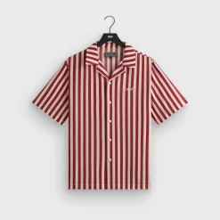 Kith Striped Thompson Camp Collar Shirt
