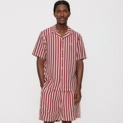 Kith Striped Thompson Camp Collar Shirt