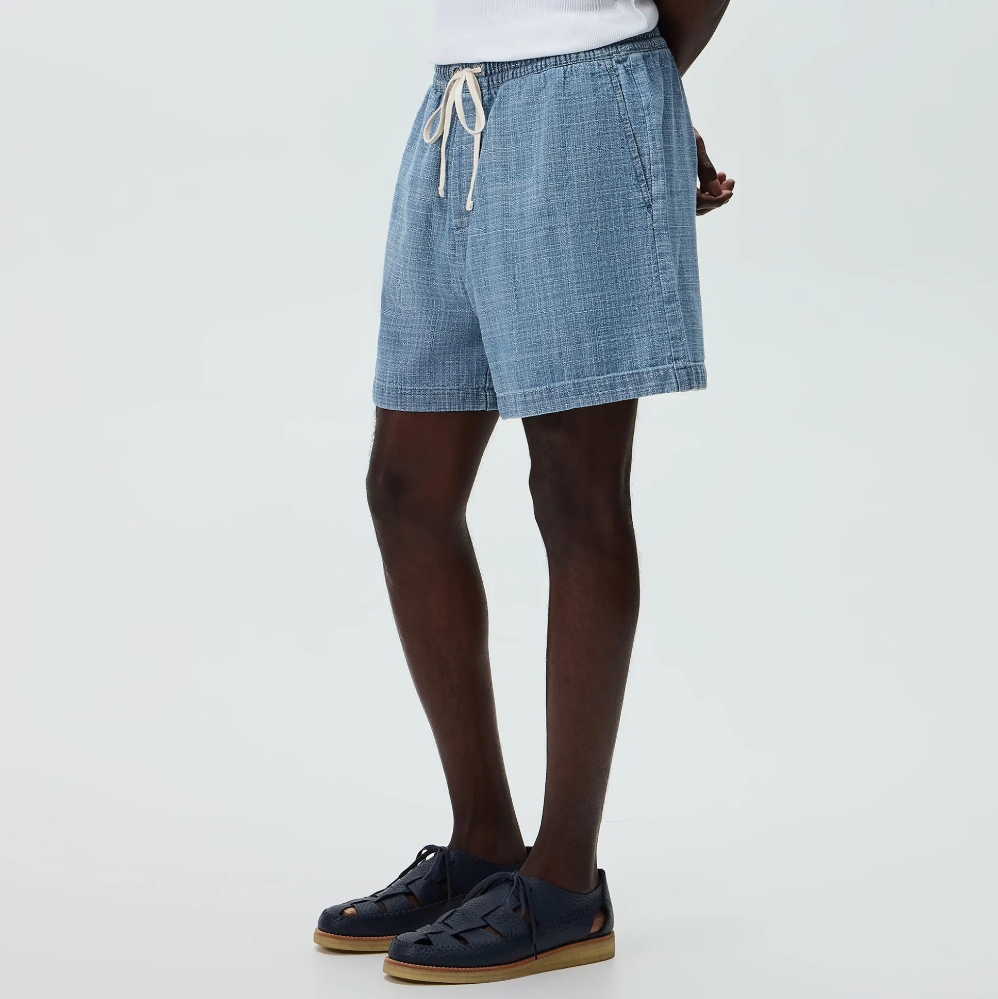 Kith Textured Indigo Weave Cayden Short