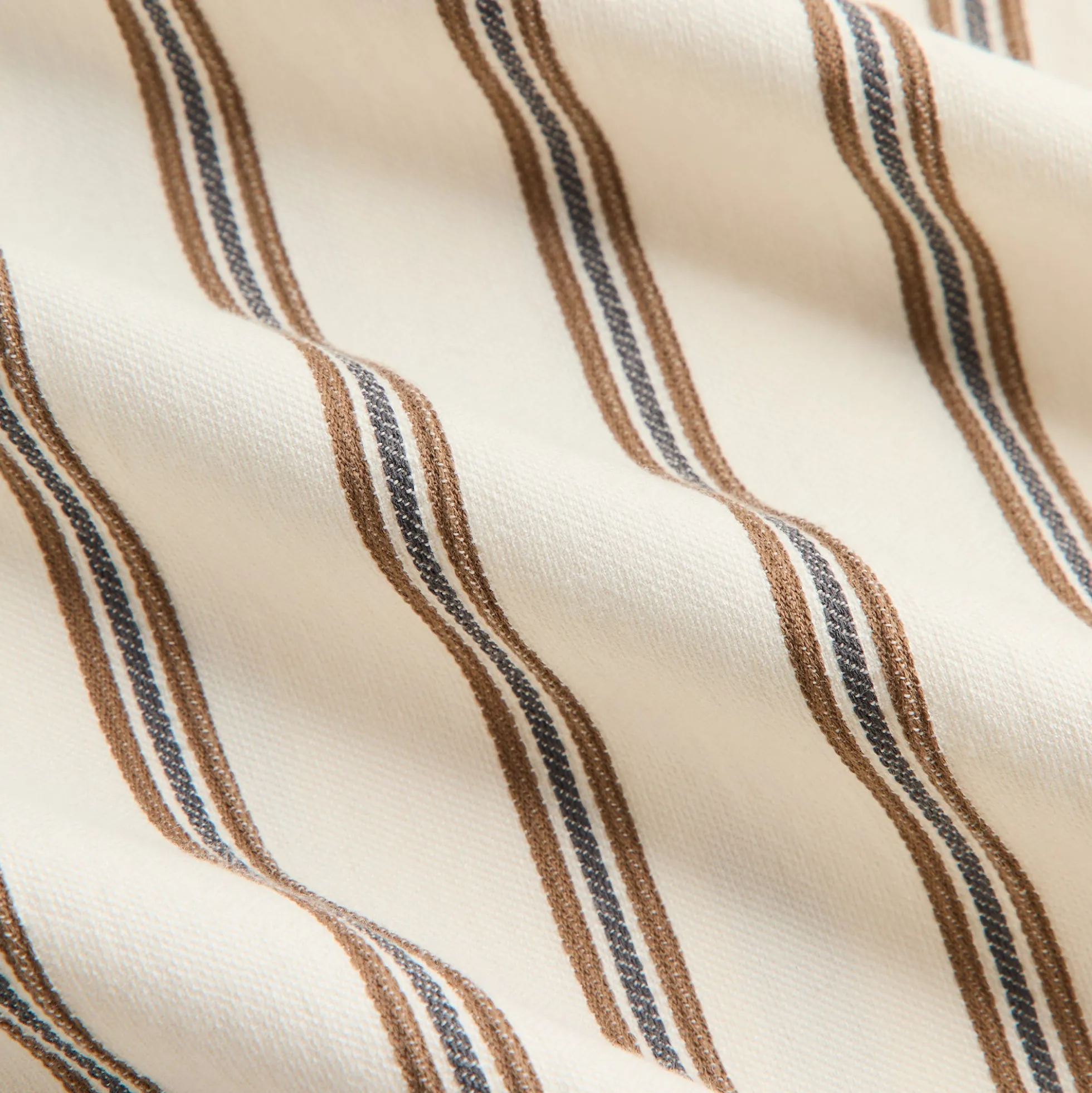 Kith Textured Stripe Thompson Camp Collar Shirt